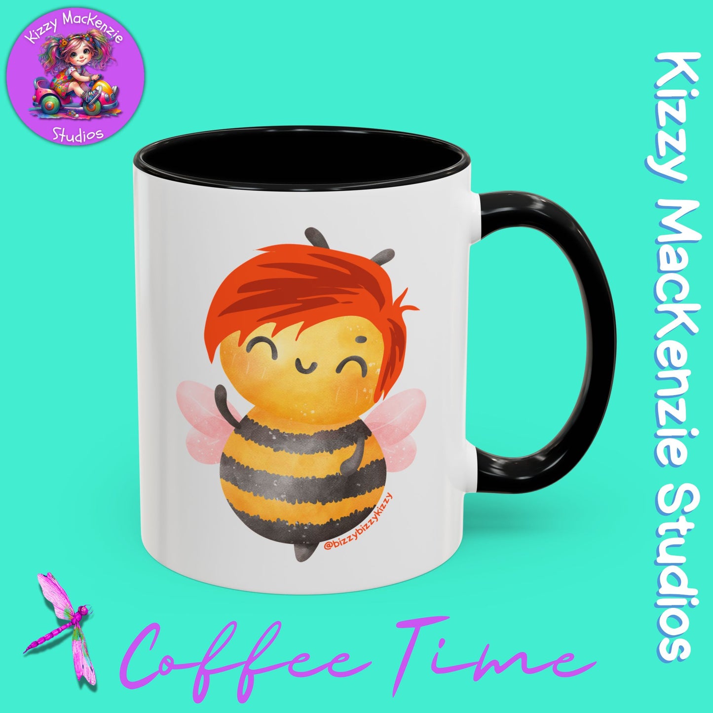 Wimblee the Bee Accent Coffee Mug Nature Lover Gift Honey Bee Conservation Funny Ceramic Mug