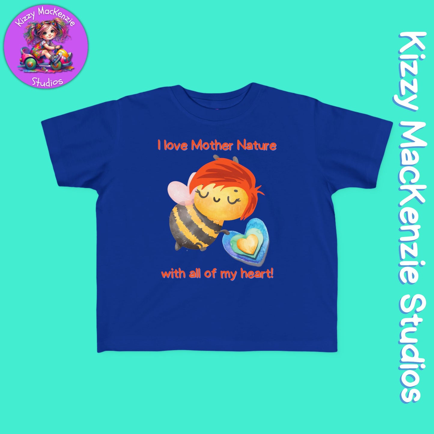 Wimblee the Bee Toddler's Shirt Mother Nature Gift for Kids Clothes Honey Bee Conservation