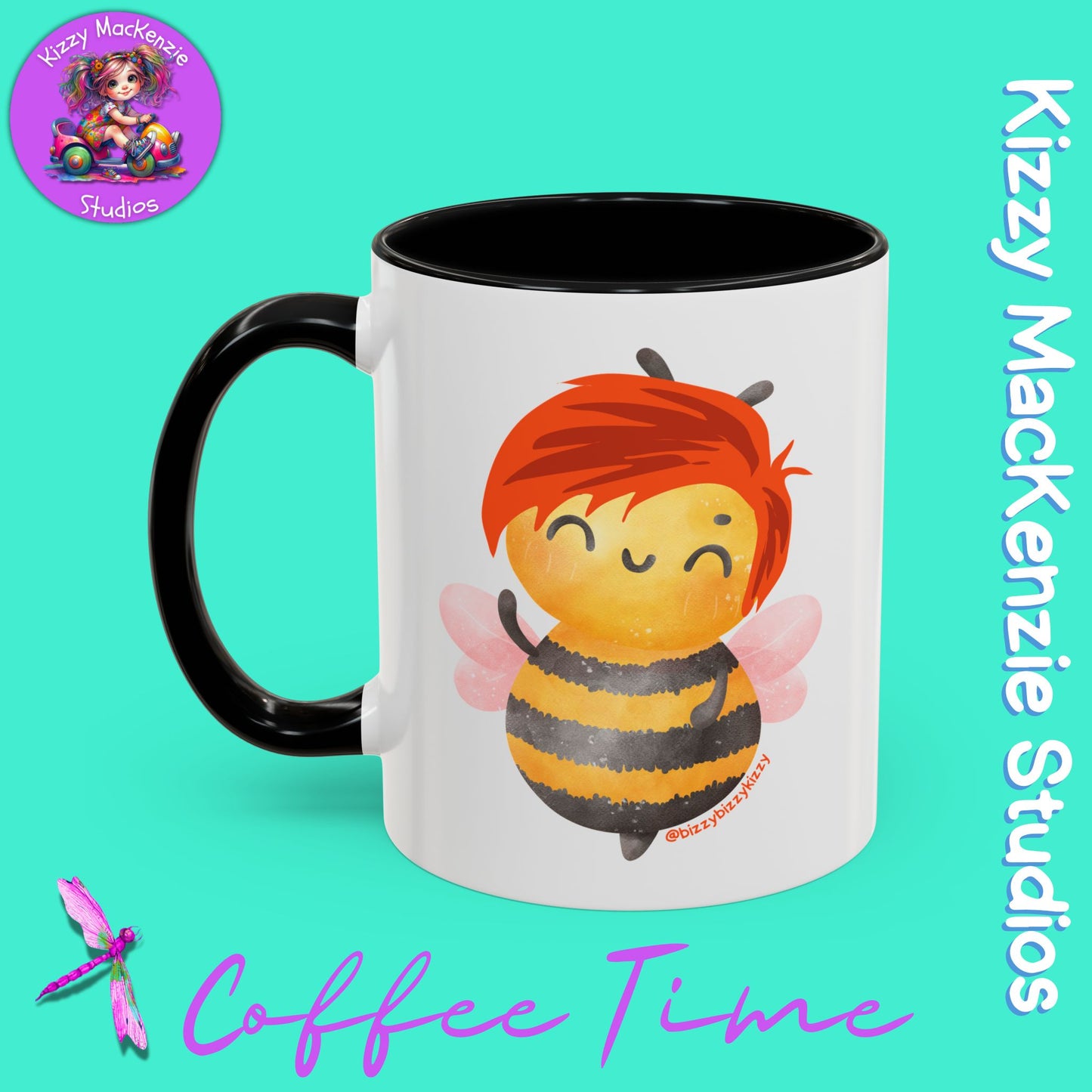 Wimblee the Bee Accent Coffee Mug Nature Lover Gift Honey Bee Conservation Funny Ceramic Mug