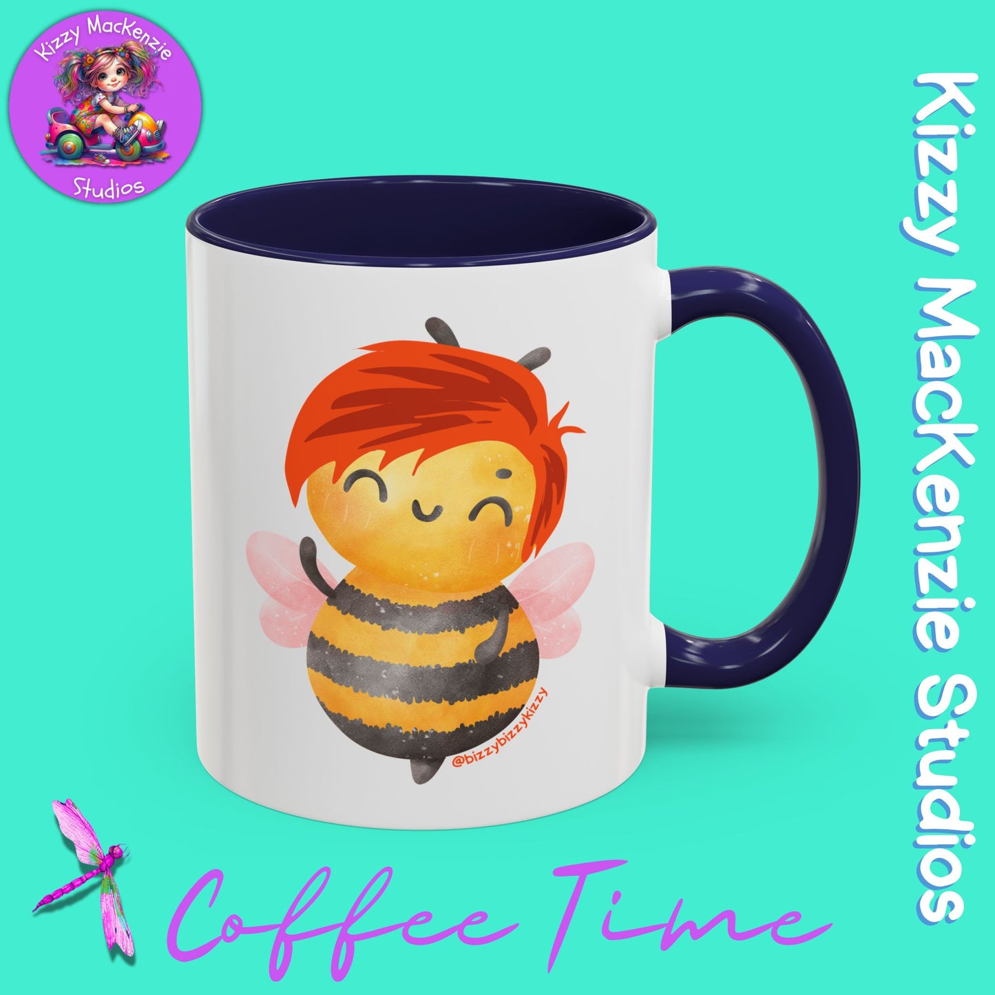 Wimblee the Bee Accent Coffee Mug Nature Lover Gift Honey Bee Conservation Funny Ceramic Mug