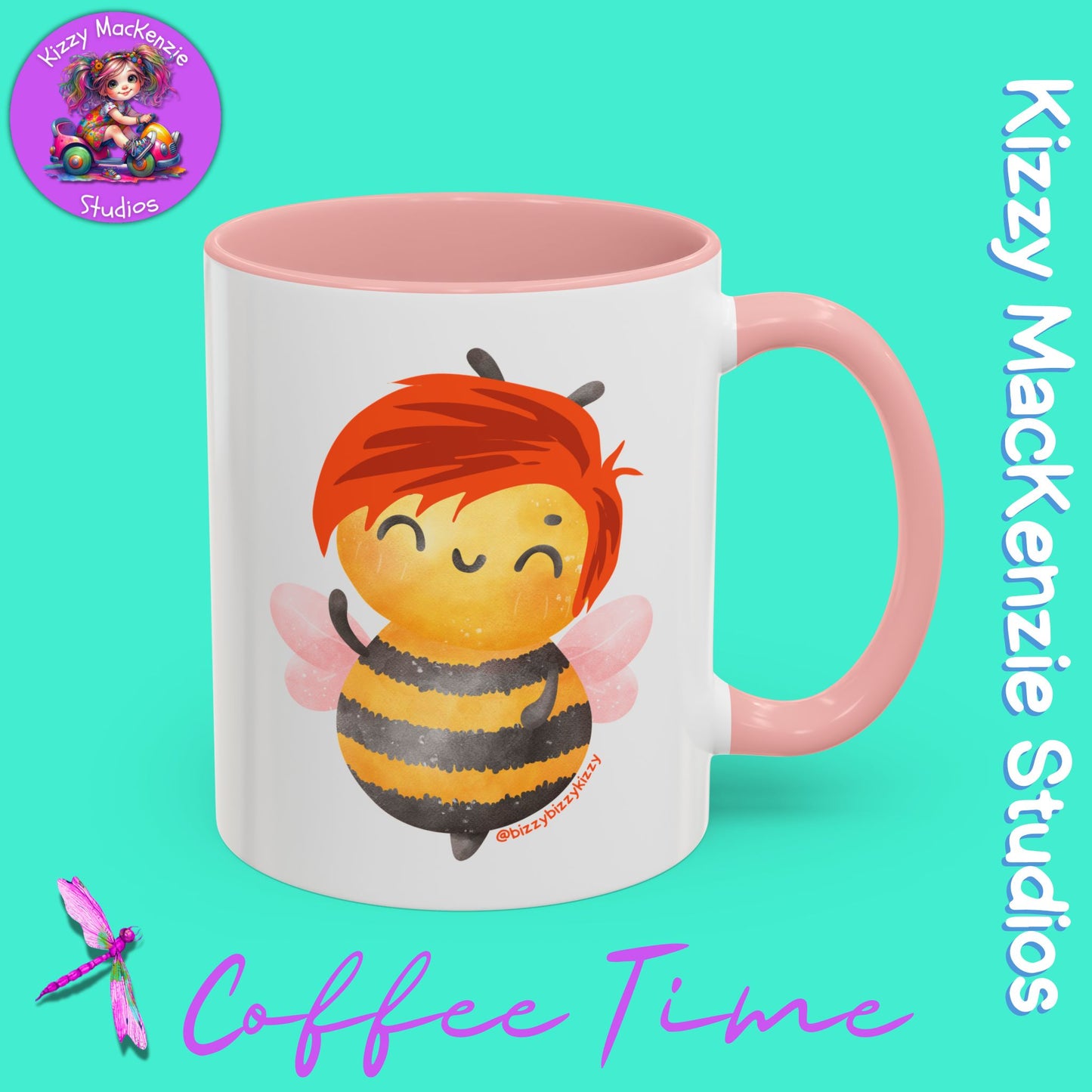 Wimblee the Bee Accent Coffee Mug Nature Lover Gift Honey Bee Conservation Funny Ceramic Mug