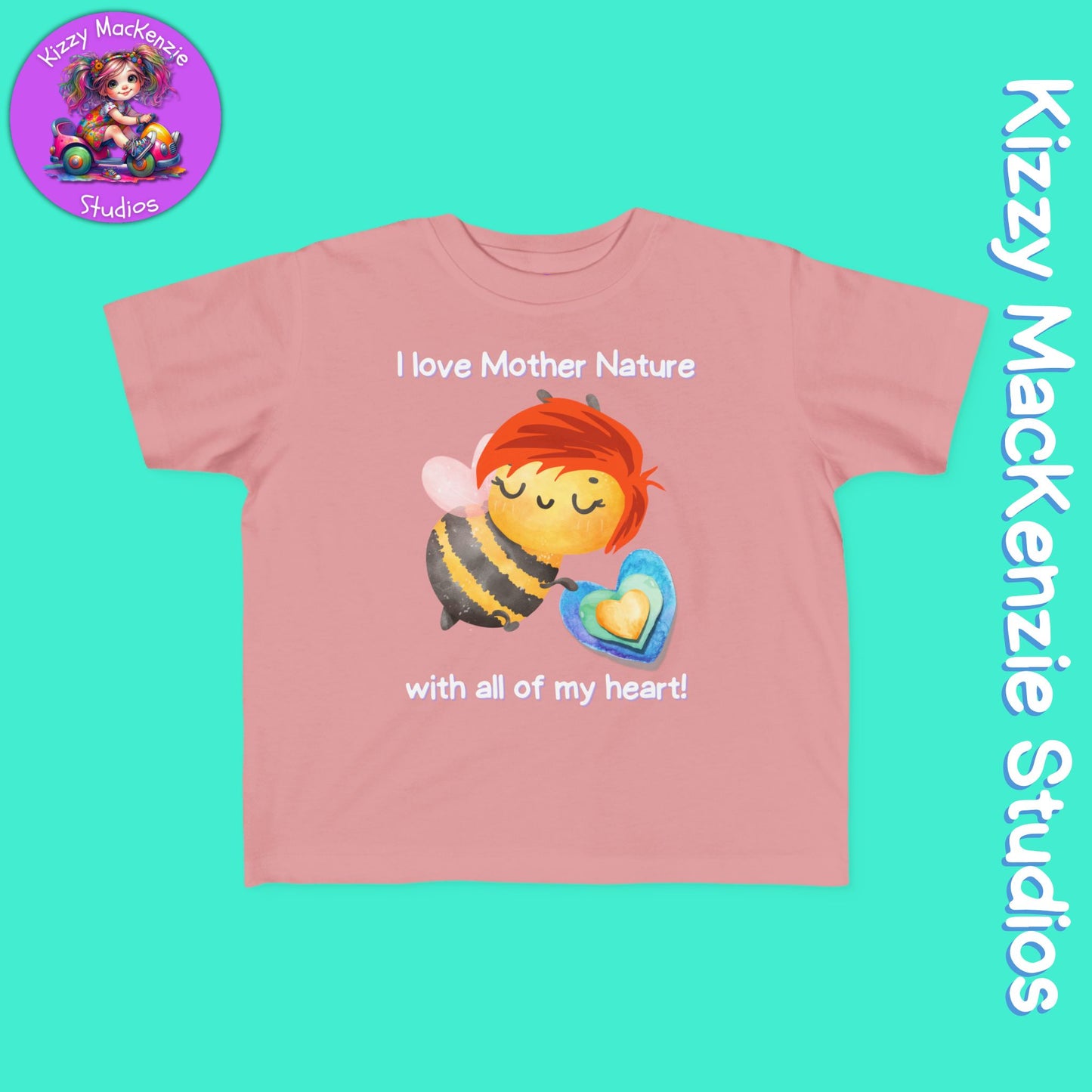 Wimblee the Bee Toddler's Shirt Mother Nature Gift for Kids Clothes Honey Bee Conservation