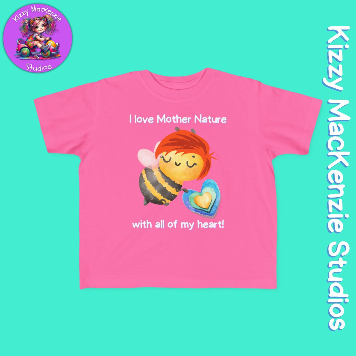 Wimblee the Bee Toddler's Shirt Mother Nature Gift for Kids Clothes Honey Bee Conservation