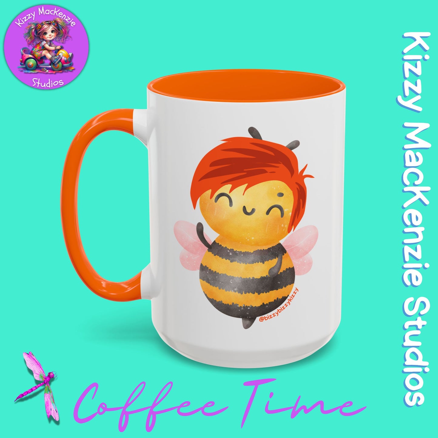 Wimblee the Bee Accent Coffee Mug Nature Lover Gift Honey Bee Conservation Funny Ceramic Mug