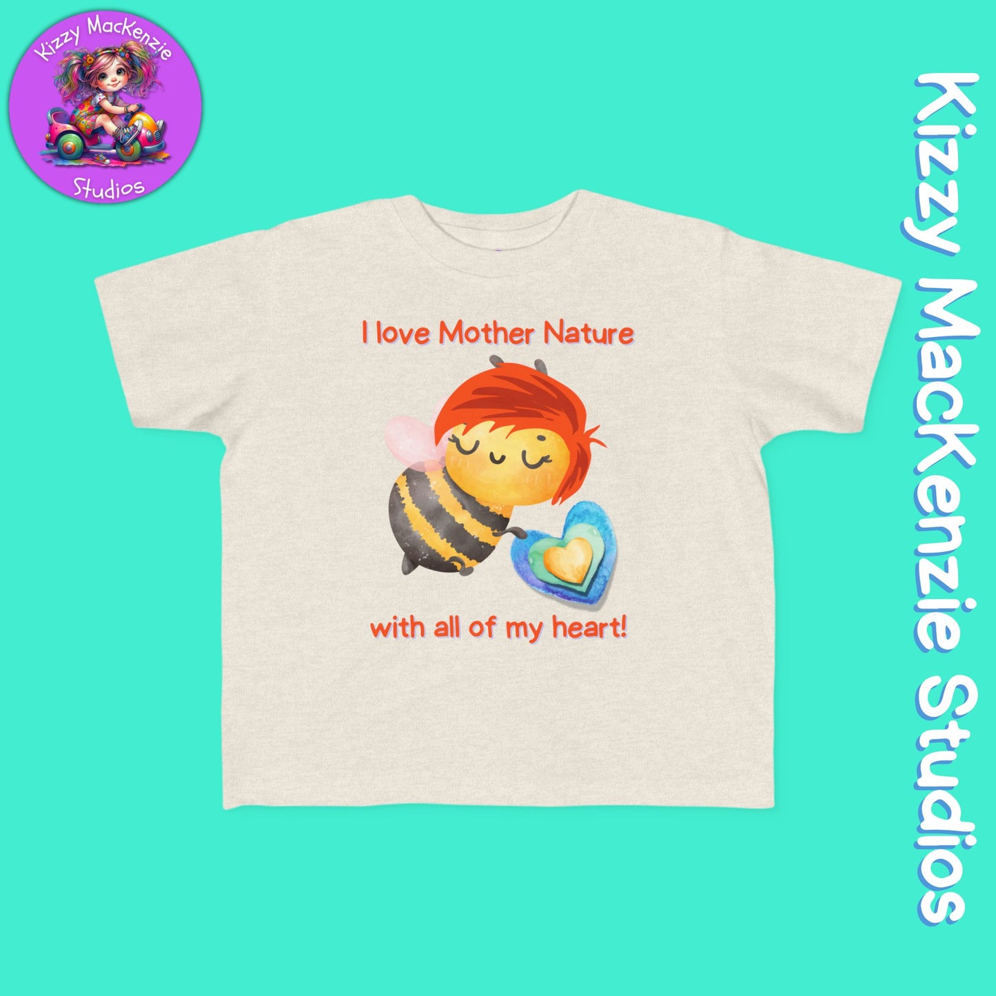 Wimblee the Bee Toddler's Shirt Mother Nature Gift for Kids Clothes Honey Bee Conservation
