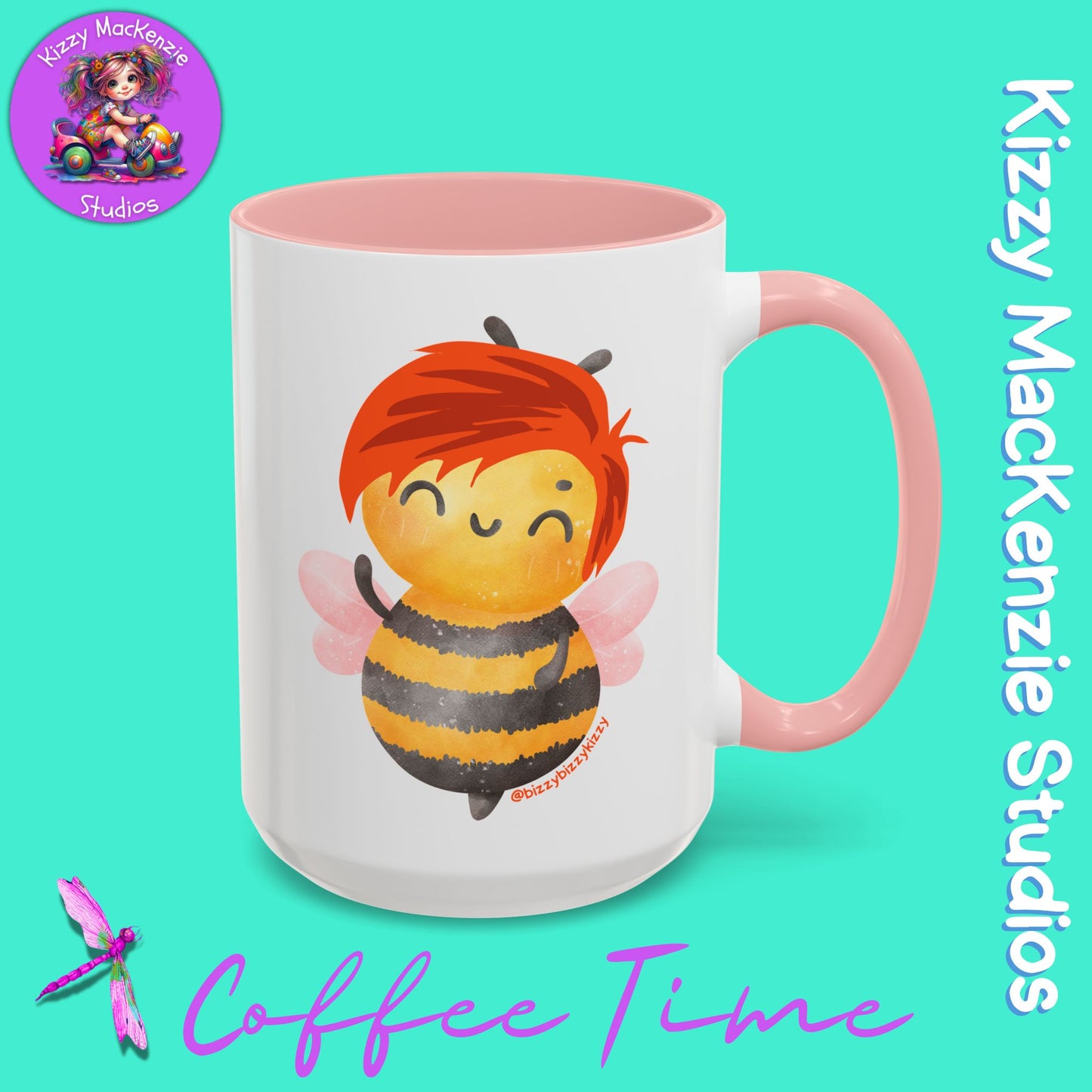 Wimblee the Bee Accent Coffee Mug Nature Lover Gift Honey Bee Conservation Funny Ceramic Mug