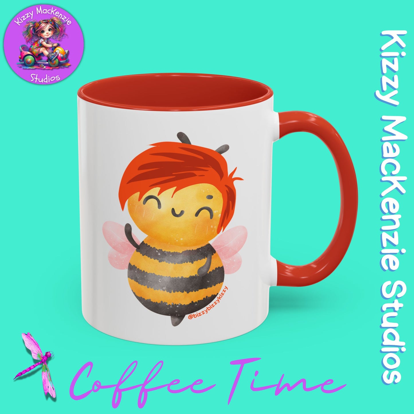 Wimblee the Bee Accent Coffee Mug Nature Lover Gift Honey Bee Conservation Funny Ceramic Mug