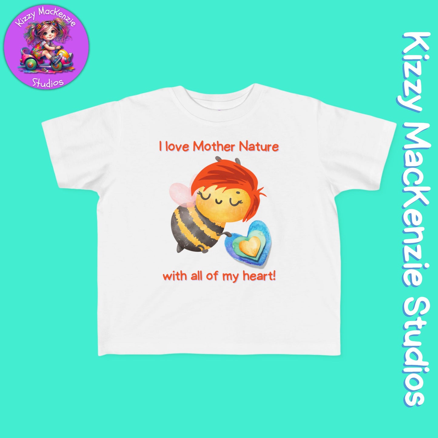 Wimblee the Bee Toddler's Shirt Mother Nature Gift for Kids Clothes Honey Bee Conservation