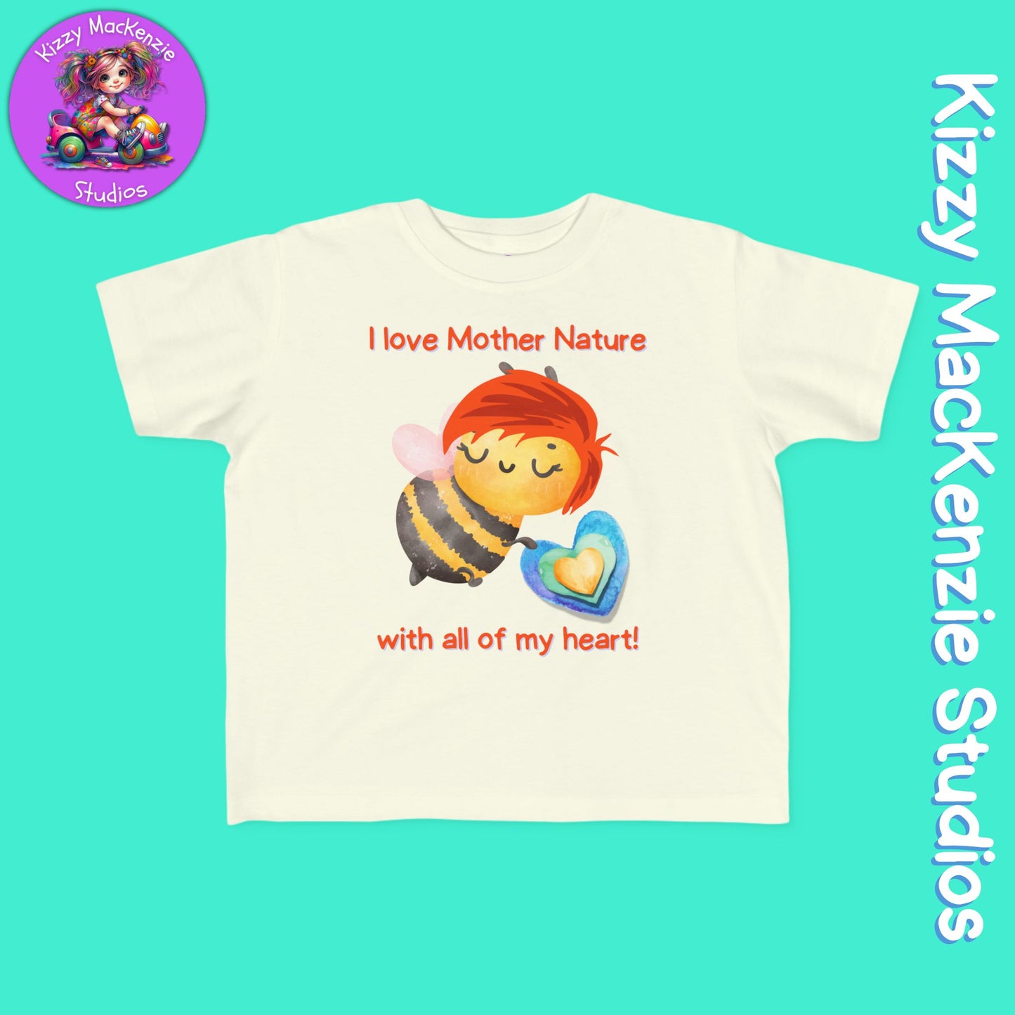 Wimblee the Bee Toddler's Shirt Mother Nature Gift for Kids Clothes Honey Bee Conservation