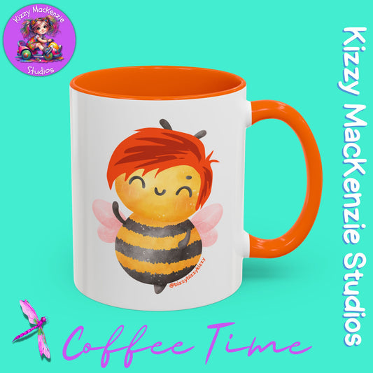 Wimblee the Bee Accent Coffee Mug Nature Lover Gift Honey Bee Conservation Funny Ceramic Mug