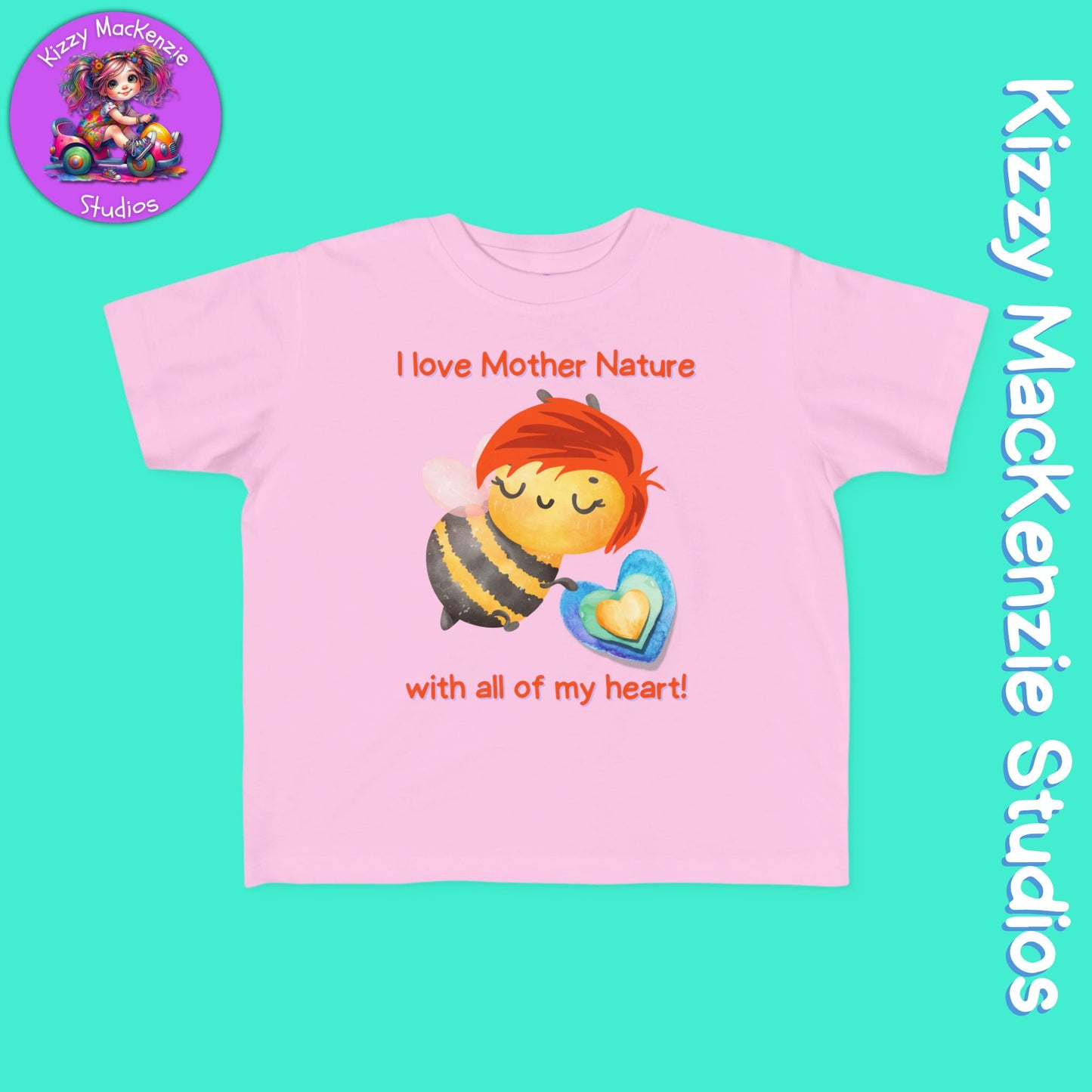 Wimblee the Bee Toddler's Shirt Mother Nature Gift for Kids Clothes Honey Bee Conservation