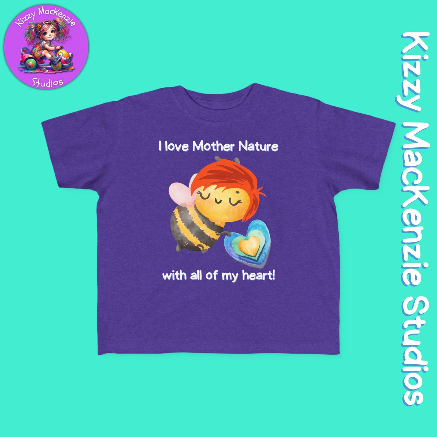 Wimblee the Bee Toddler's Shirt Mother Nature Gift for Kids Clothes Honey Bee Conservation