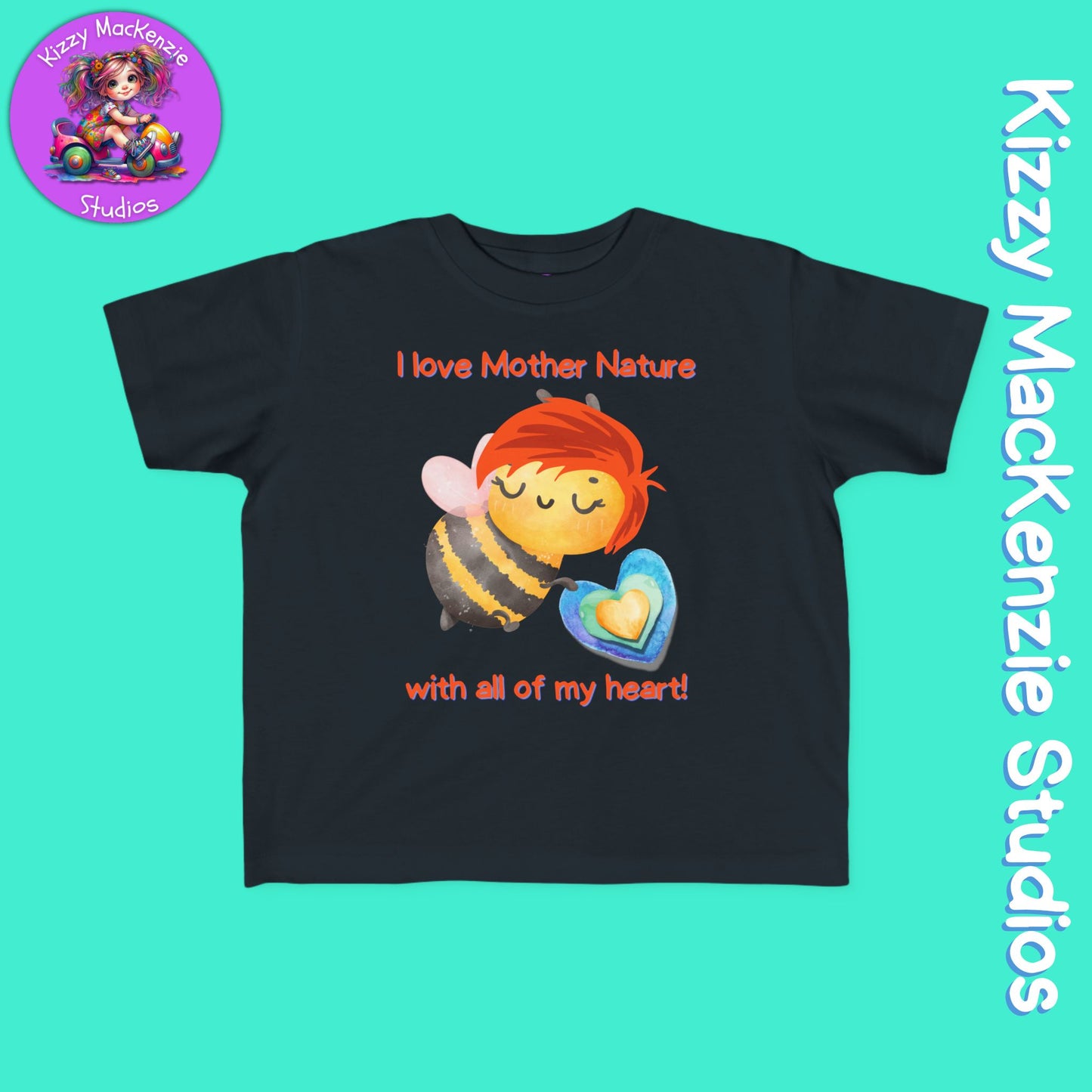 Wimblee the Bee Toddler's Shirt Mother Nature Gift for Kids Clothes Honey Bee Conservation